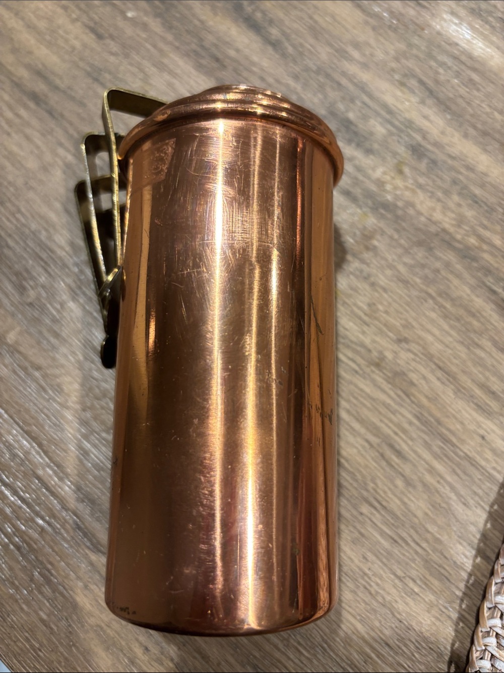 Copper measuring cups